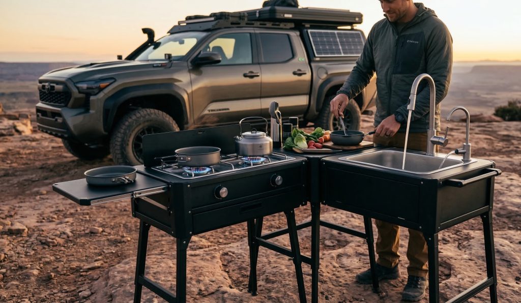 HitchFire-Freestanding-Camp-Kitchen-01-1024x596 The Evolution of Modular Overland Camp Kitchen Systems: A Deep Dive into HitchFire’s 2026 Innovation